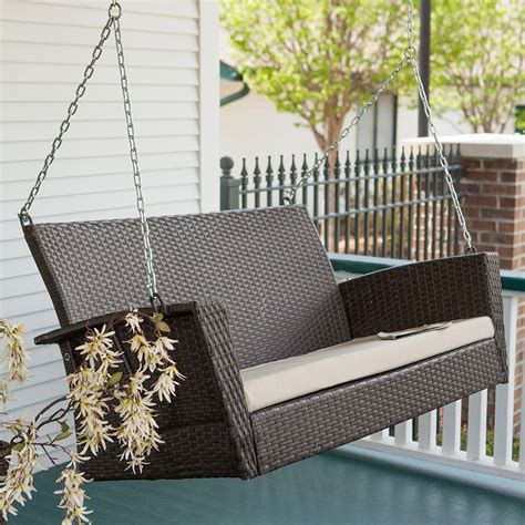 The 30 Best Collection Of Wicker Glider Outdoor Porch Swings With Stand