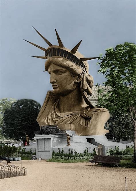 Statue Of Liberty In Paris 1878 Rpics
