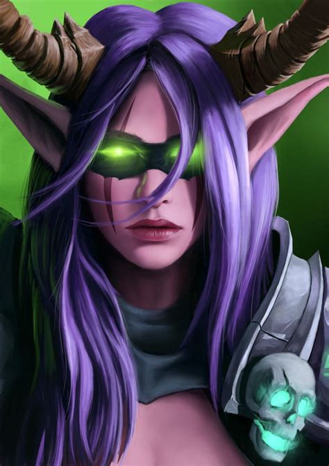 The Warcraft Art Vault Demon Hunter Artist The Night Elves