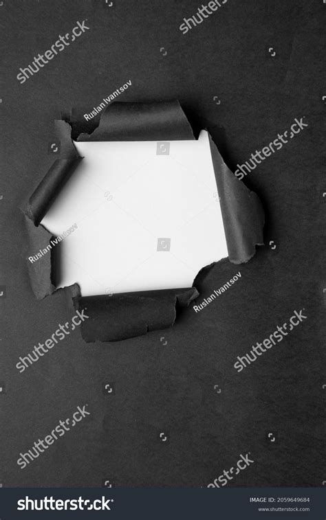 Black Hole Paper Torn Sides Stock Photo 2059649684 Shutterstock