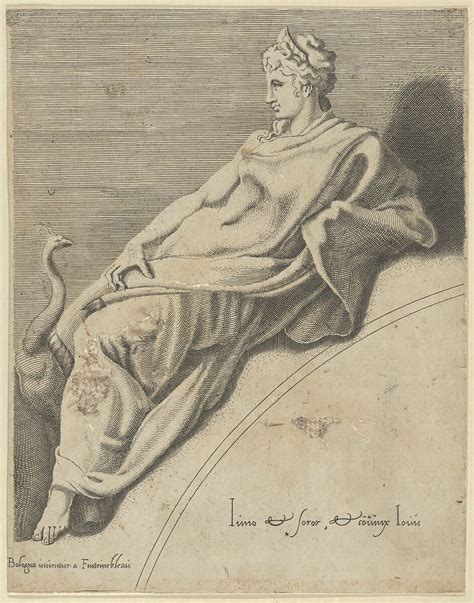Engraved By Anonymous Italian 16th Century Juno From The Muses