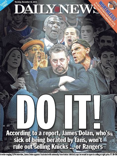 Todays Daily News Cover Rnyknicks