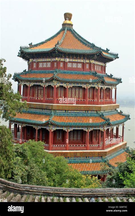 Summer Palace In Beijing Stock Photo Alamy