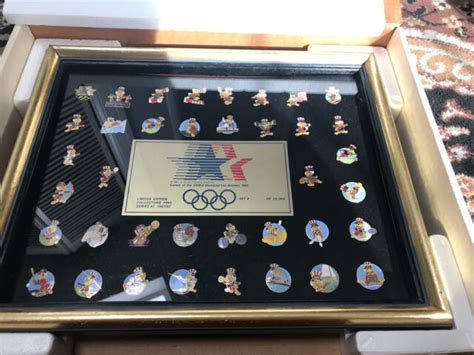 Vintage 1984 Los Angeles Olympics Limited Edition Collectors Pins Set 1