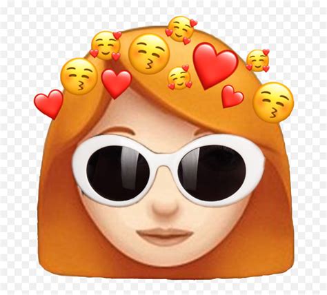 Ginger Emoji Gingeremoji Sunglasses Cartoon Ginger Emoji Free Transparent Emoji Emojipng Com