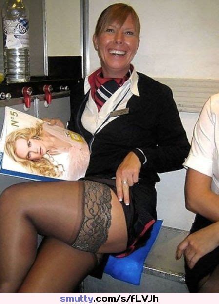 Stewardess Flightattendant Airlinehostess Stockings Stockingtops British Britishairways Ba