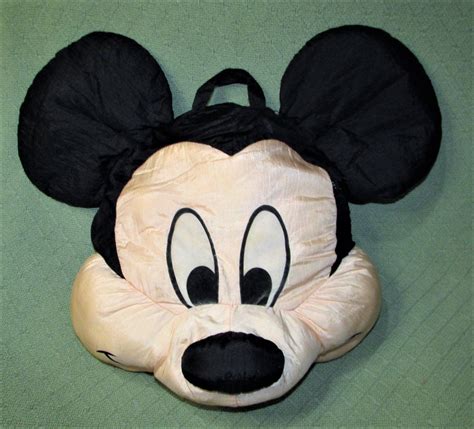 Disney Mickey Mouse Nylon Pillow Play Faces 21 Long Pillow Plush Play