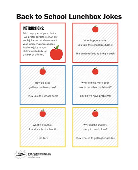 lunchbox jokes printable