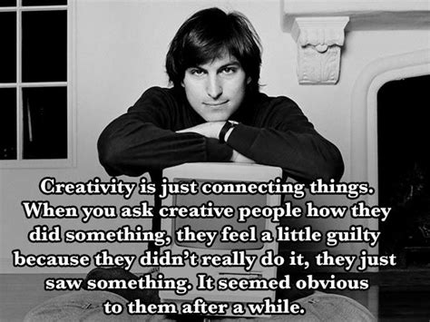 steve jobs creativity quotes genius something to do