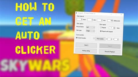 By adding tag words that describe for games&apps, you're helping to make these games and apps various auto clicker features that can be implemented in minecraft. HOW TO DOWLOAD AND USE AN AUTO CLICKER IN SKYWARS | Roblox ...