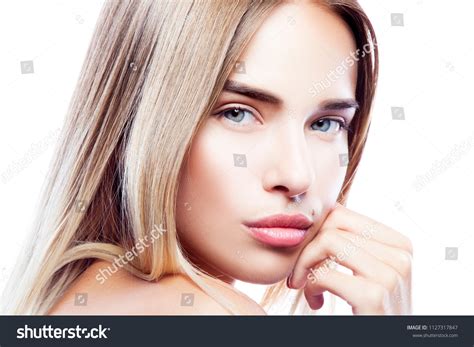 Closeup Beauty Young Fashion Model Girl库存照片1127317847 Shutterstock