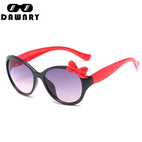 Summer Children Sunglasses Uv400 Protection Sunglass Lovable Bow Mirror