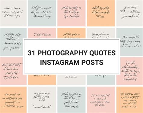 31 Photography Quotes For Instagram Instagram Posts Etsy