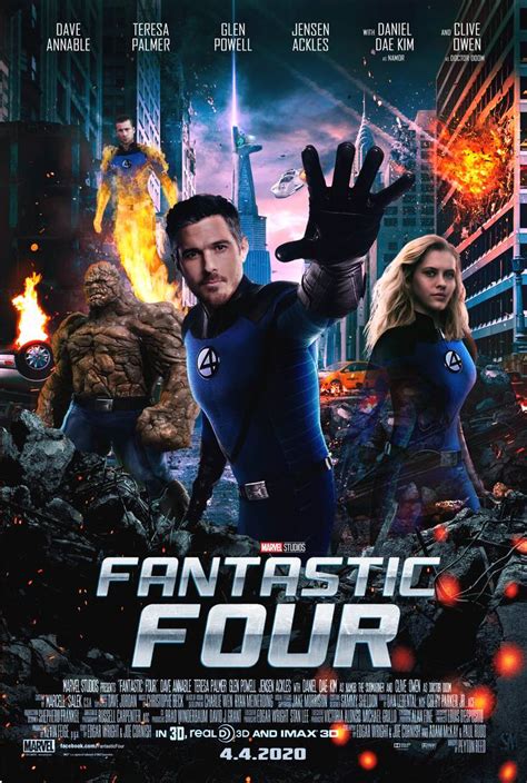 Mcu Fantastic Four Movie Poster By Marcellsalek 26 On