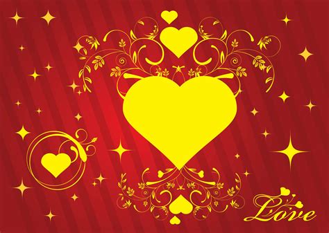 Love Card Vector Vector Art And Graphics