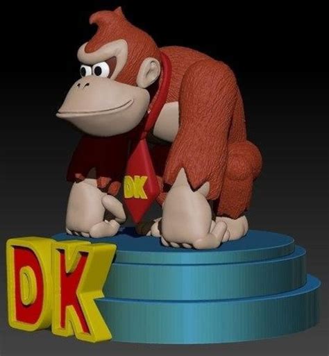 Donkey Kong 3d Model Multi Parts Stl Etsy