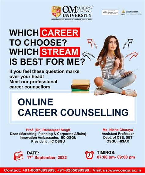 Online Career Counselling Th September Om Sterling Global