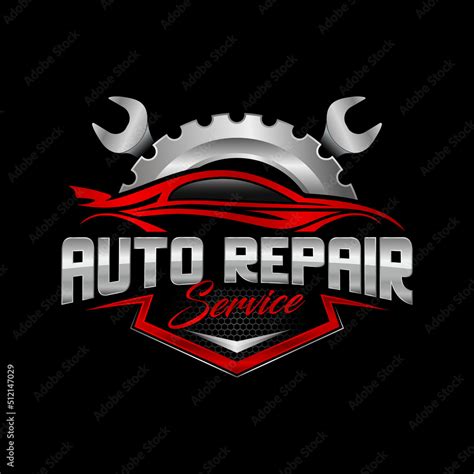Auto Repair Service Logo Badge Emblem Template Perfect Logo For The