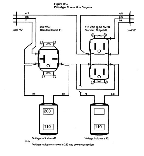 Generator Wiring Diagram 110 220