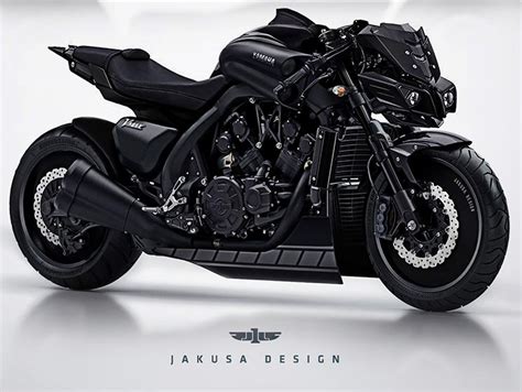 Yamaha Vmax 2020 Concept La Dark Side Más Oscura De Iwata