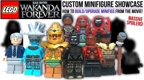 Lego Black Panther Wakanda Forever Custom Minifigure Showcase Youtube
