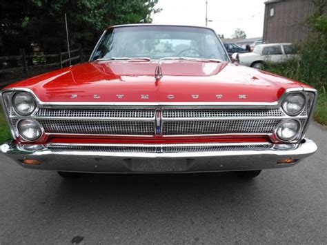 Sixteen different paint colors were available on the outside and 3 differed fabric choices on the inside. 1965 Plymouth Sport Fury for sale in Milford, OH ...