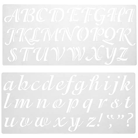 Lowercase Cursive Letter Stencils