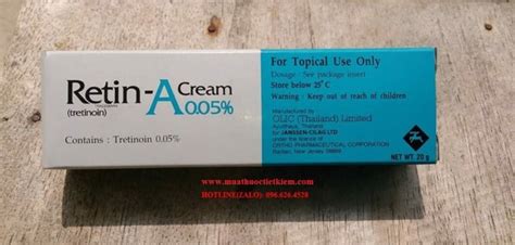 Thuốc Retin A Cream Tretinoin 0025 005 Giá Bao Nhiêu Mua ở đâu