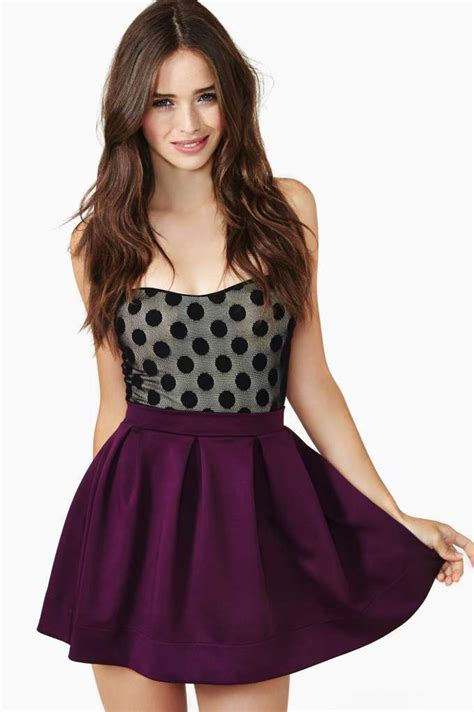 Dark Purple Skirt Outfit Ideas Mytrendingoutfit Glamoutfitstrend