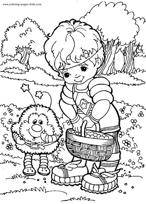 Free printable rainbow brite coloring pages. 217 best Crafty (80's Rainbow Brite) Coloring images on ...