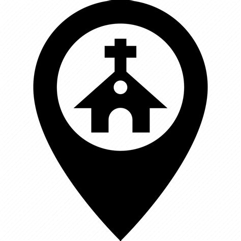 Adress Church Destination Location Map Pin Icon Download On
