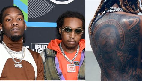 Offset Gets Massive Back Tattoo Of His Cousin Takeoff GIDIBASE