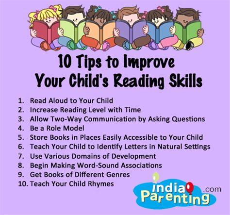 10 Tips To Improve Your Childs Reading Skills Reading Skills
