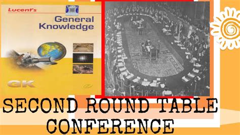 Second Round Table Conference Lucents Gk Youtube