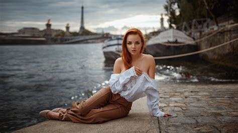 Georgy Chernyadyev Women Ekaterina Sherzhukova Redhead Tan Lines
