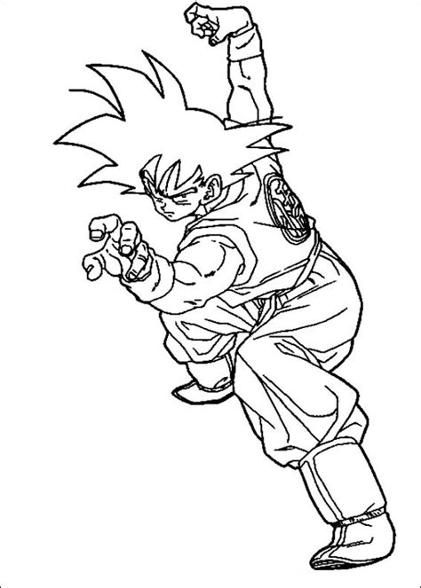 Disegni Facili Da Colorare Dragon Ball Z