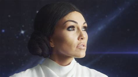 Watch Kim Kardashian As Princess Leia Halloween Makeup Tutorial