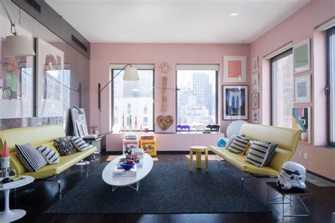 Pink And Black Living Room Ideas Interior Design Ideas