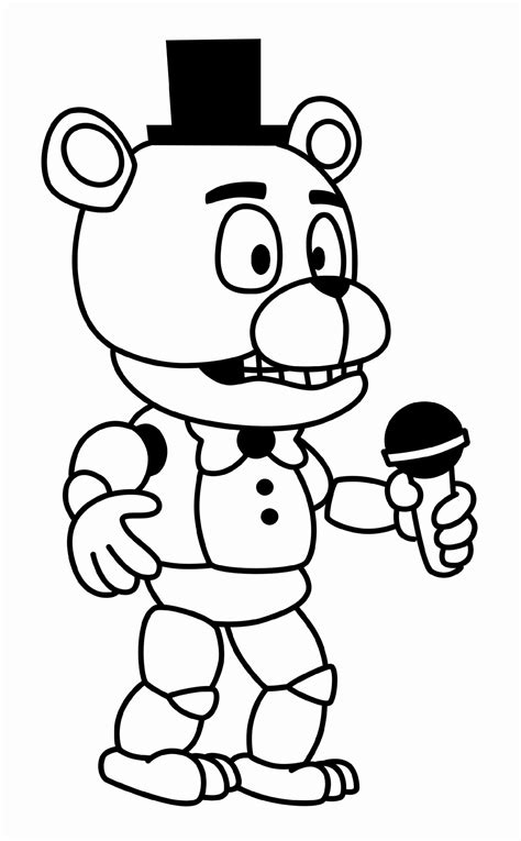 Five Nights At Freddys Birthday Coloring Pages Coloring Pages
