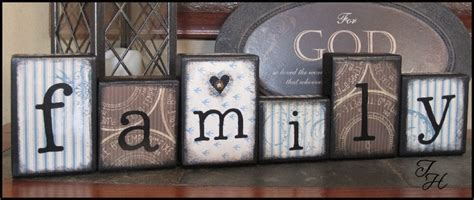 Pikbest provide millions of free editable and printable templates in graphic design,office document word, powerpoint; Home Decor Wood Word Art FAMILY distressed blocks by ...