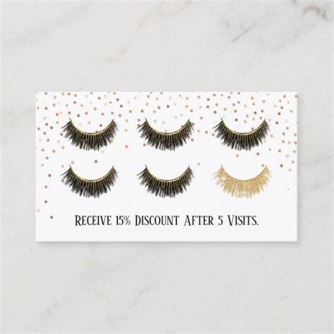 Loyalty Card Lashes Makeup Artist Eyelash Zazzle Lashes Makeup