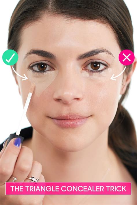 The Easy Concealer Trick That Brightens Up Your Face Concealer Tricks