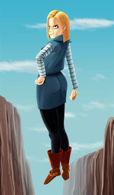 Android 18 By Lightrail On Deviantart