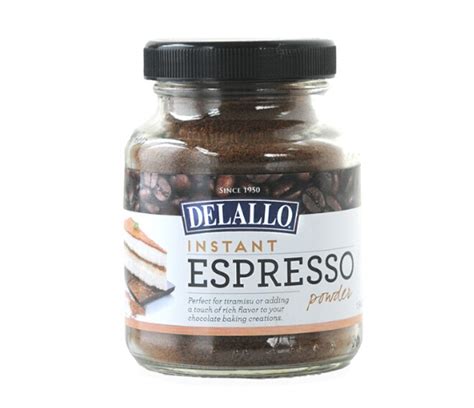 Delallo Instant Espresso Powder Niblack Foods