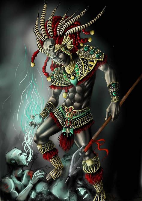 Aztec Warrior By XeNiitA On DeviantArt Imagenes De Dioses Aztecas