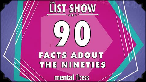 90 Facts About The 90s Mentalfloss List Show Ep 236 Youtube