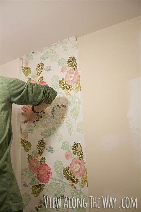 How To Put Wallpaper How To Put Up Removable Wallpaper Tempaper Step