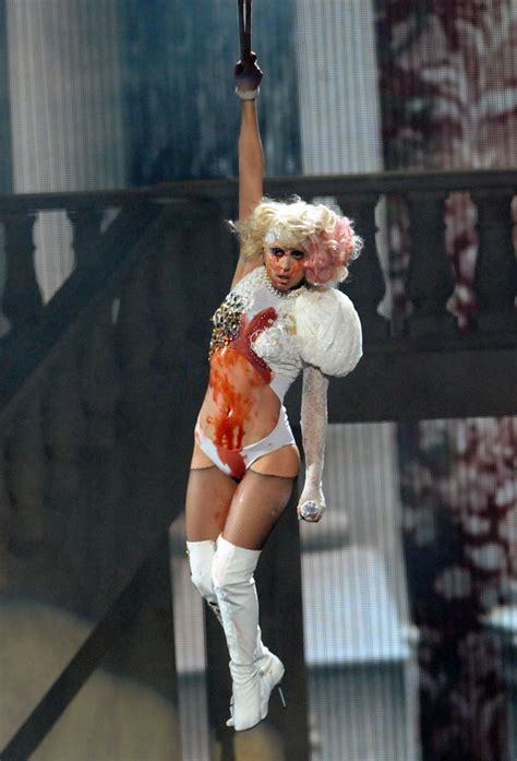 I have nothing against her nails.everyone can stop hating. Lady Gaga's 2009 MTV VMAs Performance Video | POPSUGAR ...