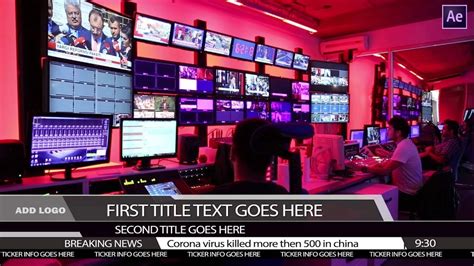 Download over 1561 free after effects templates! News Lower Third Ticker - After Effects Template - YouTube