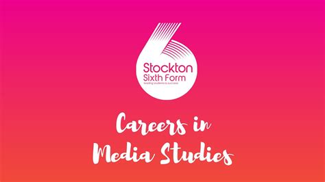 Careers In Media Studies Youtube